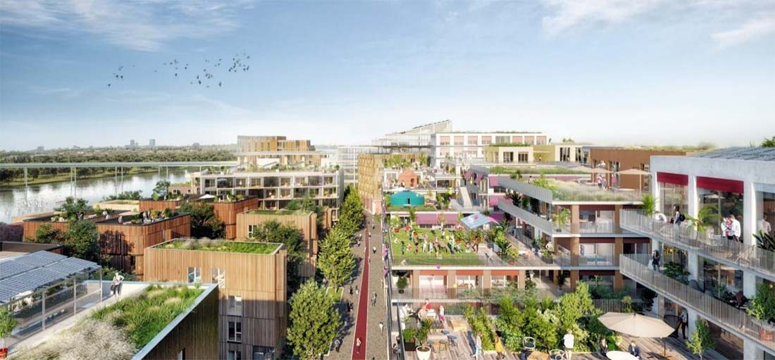 Ecoquartier fluvial Village olympique